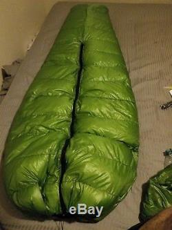 Zpack 10°F Down 3/4 Zip Sleeping Bag With Detachable Down Hood Included