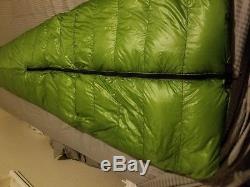 Zpack 10°F Down 3/4 Zip Sleeping Bag With Detachable Down Hood Included