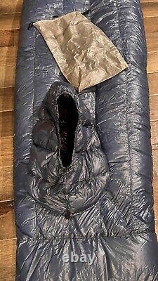 Zpacks ultralight Classic Sleeping Bag, 20F size slim-short with Goose Down hood
